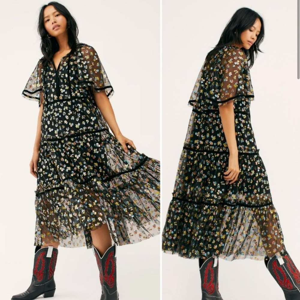 Free People Practical Magic Maxi Dress